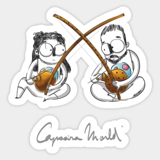 Capoeira Music. Capoeira World Sticker